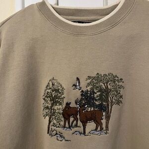 vintage C&B embroidered crewneck sweatshirt
